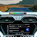 Miniatyrbillede 4 af 5: Hhcx-32 Led Rgb Bil Lyd Kontrol Lys Stemme Pc Pick Music Rhythm Light Silver White