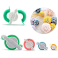 Miniatyrbild 1 av 3: 4 bitar av stickning ull boll stickning hantverk set, pompom Maker, stickverktyg