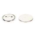 Miniatyrbillede 3 af 5: 100 Holdbare 50 mm Blank Pin Back Button Dele til DIY Badge Håndværksartikler
