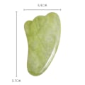 Pikkukuva 1 / 5: Natural Gua Sha Kit kasvoille Guasha sieni jade kivi hieronta kampatyökalut vartaloakupunktio stick Kauneus terveys guassi kaavin Package 6