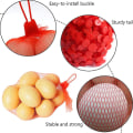 Miniatyrbilde 2 av 5: Gjenbrukbar nettpose, 100 stykker Nylon Mesh Grønnsaksnettpose, Frukt- og grønnsakspakkenett, For Egg Net Bag