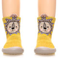 Miniatyrbillede 1 af 5: Baby Småbørn Anti-slip Slipper Gulv Åndbar Tykke Vinter Varme Sko Sokker Yellow lion 20and21