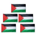 1-5 stk. Palestina brodert flagg polyesterstoff 90*150cm 5 pcs