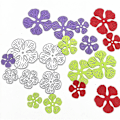 Miniatyrbillede 3 af 3: Blomsterblade Metalskæring Dies Stencil Gør-det-selv Scrapbog Album Papir Kort Skabelon Form Prægning Håndværk