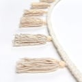 Pikkukuva 4 / 4: 2kpl Macrame seinälle ripustettava kuvakudos hapsu Garland Banneri puuvillainen kudottu seinäkoristelu Boho-talon sisustukseen, lastenhuoneen sisustukseen