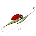 Pikkukuva 4 / 5: Lady Bug Suncatcher lasimaalaukset