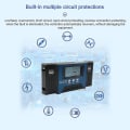 Pikkukuva 3 / 5: 100a Mppt Air Charge Cont 12/24v Auto Focu Oar Pane Cont Akku Inteigent Regulaator 4 Output Adjutabe Parametri Cd Di 50A