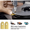 Miniatyrbilde 5 av 5: Sett med 45 titanblader for Gardena, Yardforce robotklippere (3 G - 0,75 mm) + 45 skruer