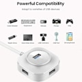 Miniatyrbild 4 av 4: 4 Port USB 3.0 Hub Super Speed ​​Distributör 5gbs för Macbook, bärbara datorer