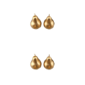 Miniatyrbild 3 av 4: 1/2/3/5 2st kemiskt simulerade frukter för heminredning - Golden pear 2PCS