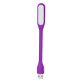 Miniatyrbilde 1 av 4: Bærbar Usb Led Mini Book Light Leselys Bordlampe Fleksibel Lampe For Power Bank Bærbar Bærbar PC Datamaskin Violet
