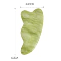 Miniatyrbilde 1 av 5: Naturlig Gua Sha Kit For Ansikt Guasha Sopp Jadestein Massasje Kam Verktøy Kroppsakupunkturpinne Skjønnhet Helse Gouacheskrape Package 5