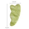 Pikkukuva 1 / 5: Natural Gua Sha Kit kasvoille Guasha sieni jade kivi hieronta kampatyökalut vartaloakupunktio stick Kauneus terveys guassi kaavin Package 5