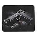 Miniatyrbild 1 av 5: Gun Pattern Anti-slip Bärbar dator Mössmatta Musmatta för optisk lasermus