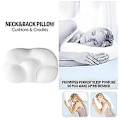 Miniatyrbild 2 av 5: Cervikal kudde för smärtlindring i nacken, Luktfri kontur Memory Foam -kuddar med design av vaggor, Ergonomiska ortopediska sängkuddar