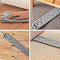 Miniatyrbilde 4 av 5: Nattbordsstøvbørste Langt skaft mopp Gjenbrukbar mikrofiber støvsamler feiebørste med 4 STK klut With 4 PCS Cloth