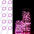 Miniatyrbillede 1 af 5: Kampagne, 10 stk 2m String Light 20 LED Batteridrevet String Fairy Light (Pink)