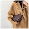 Miniatyrbillede 1 af 4: Niche Design Messenger Bag Dame Retro All-match Simple Sadeltaske