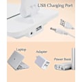 Miniatyrbillede 3 af 4: Adjabd skrivebordslampa 3 Ing-lägen Justerbar Ness Usb-port Cellmt