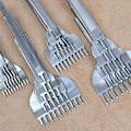 Miniatyrbilde 5 av 5: Lær håndverksverktøysett rustfritt stål hullmeisel gravering søm Punch Tools Kit 6mm