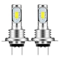 Miniatyrbillede 1 af 4: 2 stk H1 H3 H4 H7 H8/h11 9005 9006 6000k Super White Csp Led Forlygte pæresæt 9006 Gold