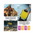 Miniatyrbilde 4 av 5: 6 stk aluminium reisebagasjemerke bagasje koffert ID adresse navneetiketter sett