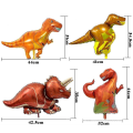 Pikkukuva 2 / 5: Dinosaur Foil Balloon taustakoriste syntymäpäiväjuhlatarvikkeet (numero 1) 31 kpl color 4