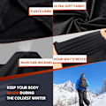 Miniatyrbild 4 av 5: Thermal Set Vinter Jaktutrustning Sport Long Johns Base Layer Botten Topp Mellanvikt M