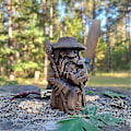 Miniatyrbild 4 av 5: Odin Thortyr Nordisk hednisk staty Retro Resin Hantverk Personlig skrivbordsprydnad A