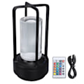 Miniatyrbillede 1 af 5: Trådløs LED Skrivebordslampe med Krystalskærm, 16 Farvetemperaturer, Fjernbetjening & Touch-kontrol, Dæmpbar, Sort