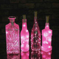 Miniatyrbild 1 av 5: Flaska Fairy String Lights Batteri Kork Form Jul Bröllopsfest 20 Led 2m Rosa Pink