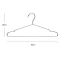 Galgar i rostfritt stål 40 cm 20-pack galgar för kläder standard
