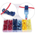 Miniatyrbillede 1 af 2: Hurtig splejsningsledningsklemmer T-tap Nylon Fuldt isoleret hansæt 120 stk.