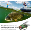 Pikkukuva 2 / 5: Flying Flying Flying Fly Flies Real Artificial Nymph Worm Bait (vihreä 2 kpl)