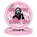 Miniatyrbilde 4 av 4: Rosa Halloween Party Engangs servise Papirhåndkle Papirbord Bula Banner Tablecloth 108*180cm