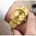Miniatyrbild 2 av 5: Herr Diamond Gold Watch Business Calendar Vattentät watch