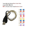 Miniatyrbild 1 av 5: Garland Led 2m 5m 10b Led Strings Fy For Photo Clip String S Ed Utomhusbröllop 10m 100leds White