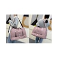 Miniatyrbilde 3 av 4: Reisepose Støvtett nylon tørr våtseparasjon duffelbag for kvinner-rosa