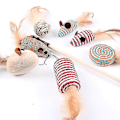 Miniatyrbild 4 av 5: Hhcx-7pcs Simulation Mouse Cat Toy Cat Stick Set Cat Scratch Bite Resistance Interactive Mouse Toy Cat