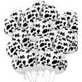 Miniatyrbilde 1 av 4: 96stk Ku Ballonger Morsomme Ku Print Ballonger Til Barneselskap