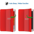 Miniatyrbilde 4 av 5: Deksel for Ipad 7 (10,2 tommer, 2019-modell, 7. århundre) generasjon), Auto Sleep / Wake (rød)