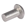 Miniatyrbild 1 av 3: Aluminiumlegering Solid Runt Huvud Självpluggande Nit B067 4mm 4mm