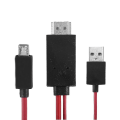 Pikkukuva 4 / 5: Ammattimainen Mhl 1080p Micro USB HDMI-kaapeli 11-nastaisella Samsung Galaxy S1-4 Note1-4 S4 I9500 S3 I9300