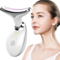 Miniatyrbillede 2 af 4: Nakke Ansigt Skønhed Device Led Photon Therapy Hud Stram Reducer Dobbelthage