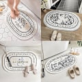 Miniatyrbild 2 av 3: Halkfri badmatta Inredningsstil Dörrmatta Absorberande mattor Entrémattor Balkong Veranda Mattor Vardagsrum Badrum Tapis style7 Bath Mat L60xW40cm