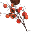 Miniatyrbild 2 av 5: Simulering Blomma Persimmon Frukt 7 Frukt Stor gren Växt Provhus Hotell Hem Mjuk Inredning Simulering Frukt red