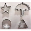 Miniatyrbilde 1 av 5: 4stk Squid Game Cookie Cutters Sukkerform Kjekskutter