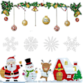 Miniatyrbillede 2 af 5: Jul Window Cling Sticker, Window Decals Sticker