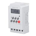 Elektronisk timerströmbrytare DIN-skena LCD-mikrodator Elektronisk intelligent styrenhet KG316TII (AC 220V)