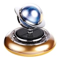 Miniatyrbild 1 av 2: Solar Car Air Fresheners Planet Shape Med 1 Solid Air Freshener Ring för bilinredning Gold